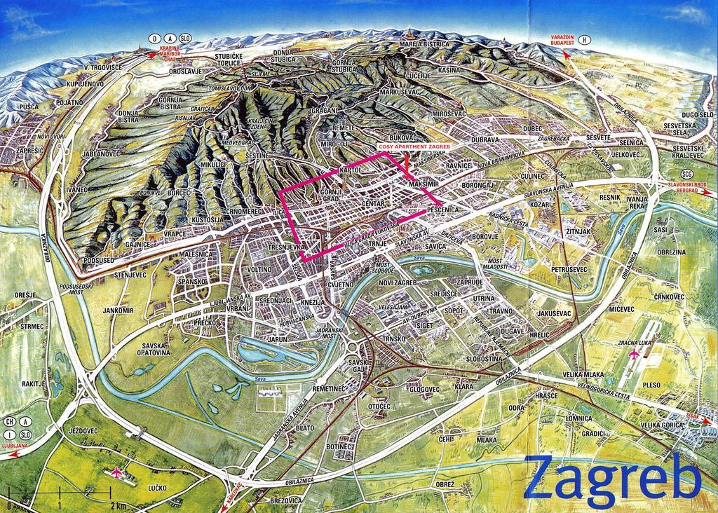 Charming Apartment Zagreb Ngoại thất bức ảnh